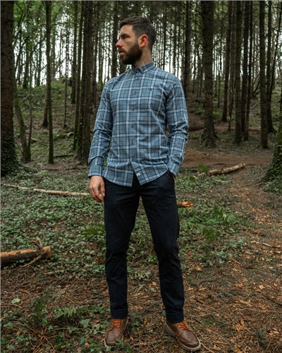Dan Denim Slim Fit Shirt - MJ's Menswear Derry