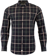 Load image into Gallery viewer, Dan Navy Check Slim Fit Shirt
