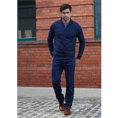 Diarmuid Straight Leg Dark Indigo Jeans - MJ's Menswear Derry