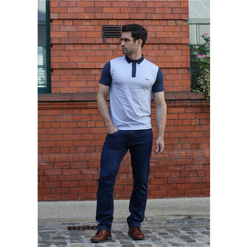 Diarmuid Straight Leg Dark Indigo Jeans - MJ's Menswear Derry