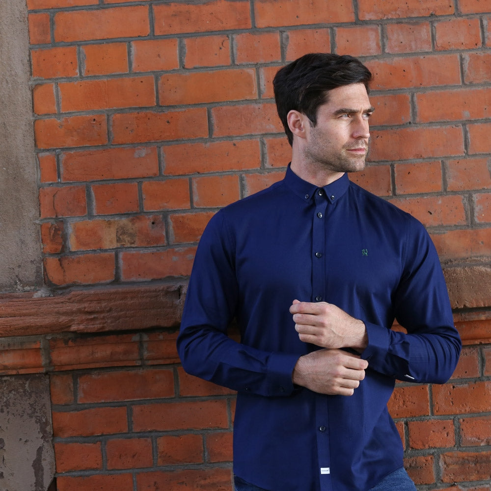 Ed Ink Slim Fit Shirt - MJ's Menswear Derry