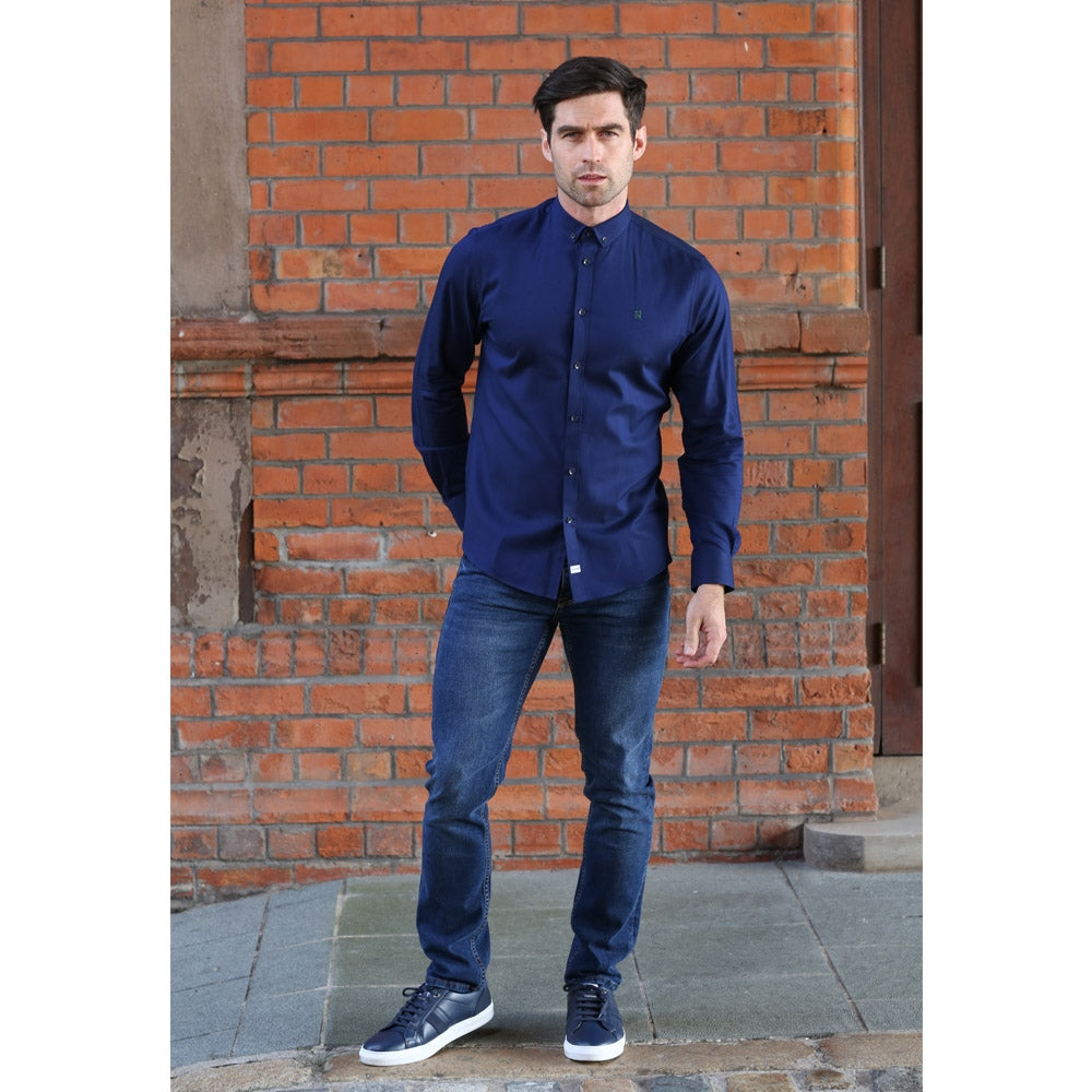 Ed Ink Slim Fit Shirt - MJ's Menswear Derry