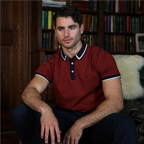 Farrel Polo Terracotta - MJ's Menswear Derry