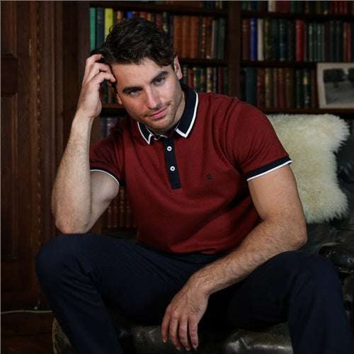 Farrel Polo Terracotta - MJ's Menswear Derry