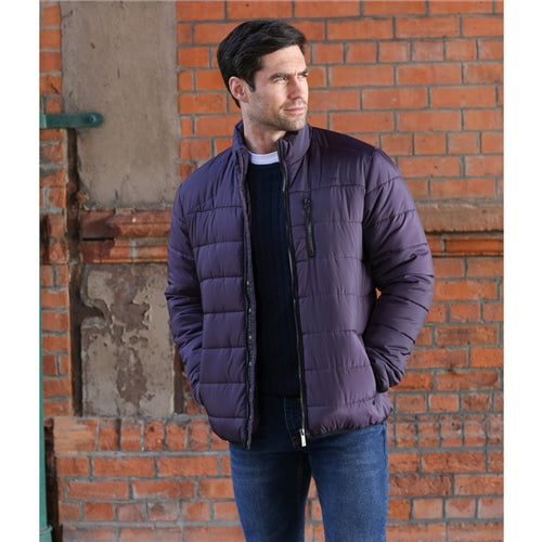 Finley Jacket Eggplant - MJ's Menswear Derry