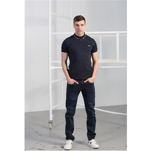 Floyd Polo Navy - MJ's Menswear Derry