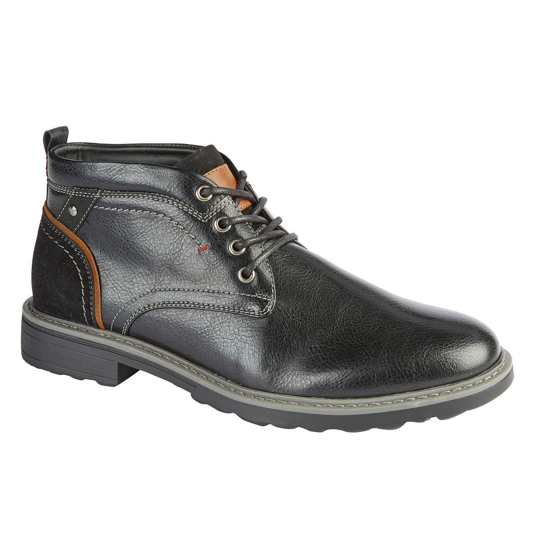 Hutton Black Boot - MJ's Menswear Derry