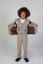 Load image into Gallery viewer, Boy&#39;s Holland Beige 3 Piece Suit
