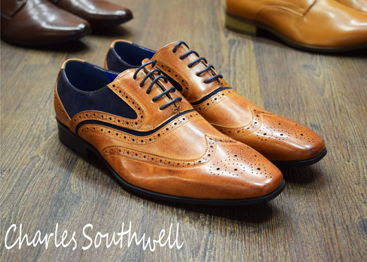 Belmond Tan/Navy Shoe