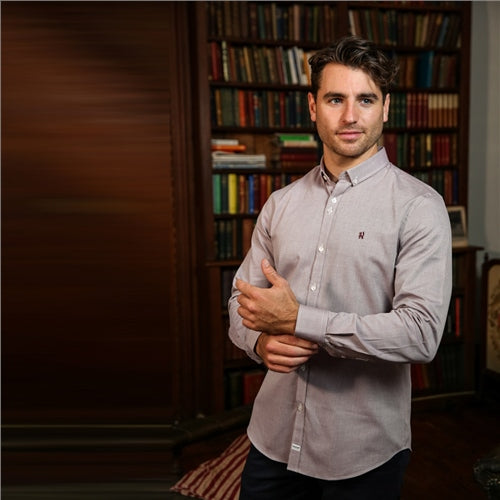 Killian Shirt Burgandy - MJ's Menswear Derry