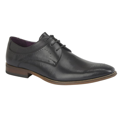 Black Goor Formal Shoe M298 - MJ's Menswear Derry
