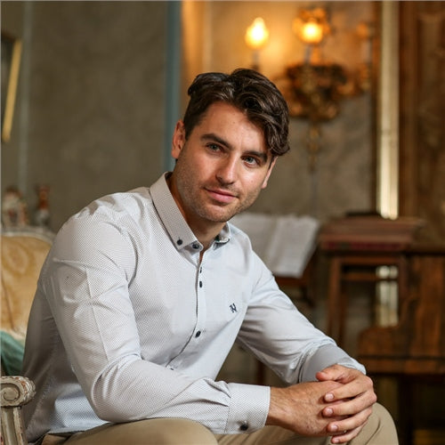 Mattie Shirt White - MJ's Menswear Derry