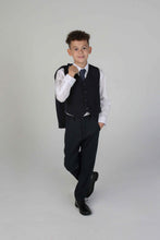 Load image into Gallery viewer, Boy&#39;s Navy 5 Piece Suit
