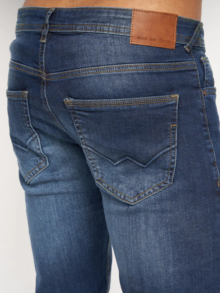 Overburg Tapered Jeans Dark Wash - MJ's Menswear Derry