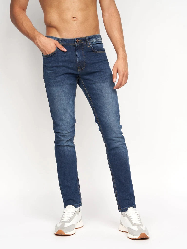 Overburg Tapered Jeans Dark Wash - MJ's Menswear Derry
