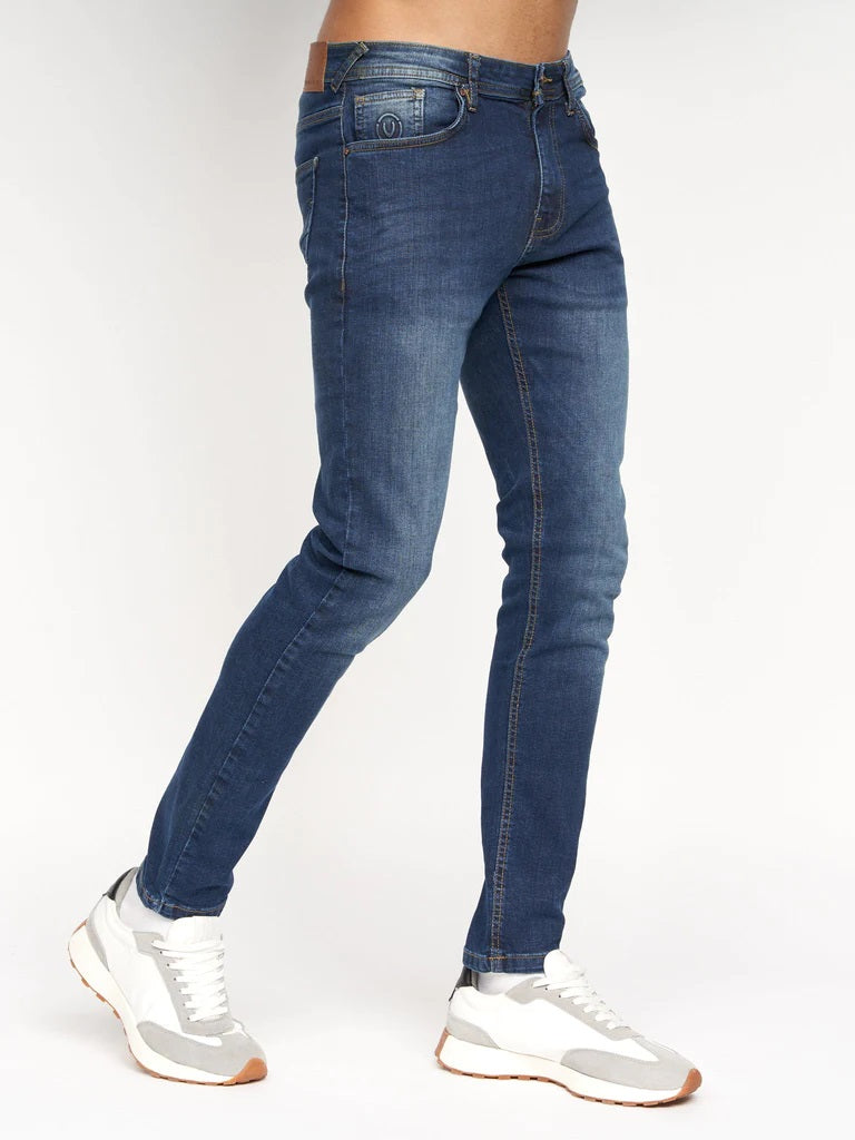 Overburg Tapered Jeans Dark Wash - MJ's Menswear Derry