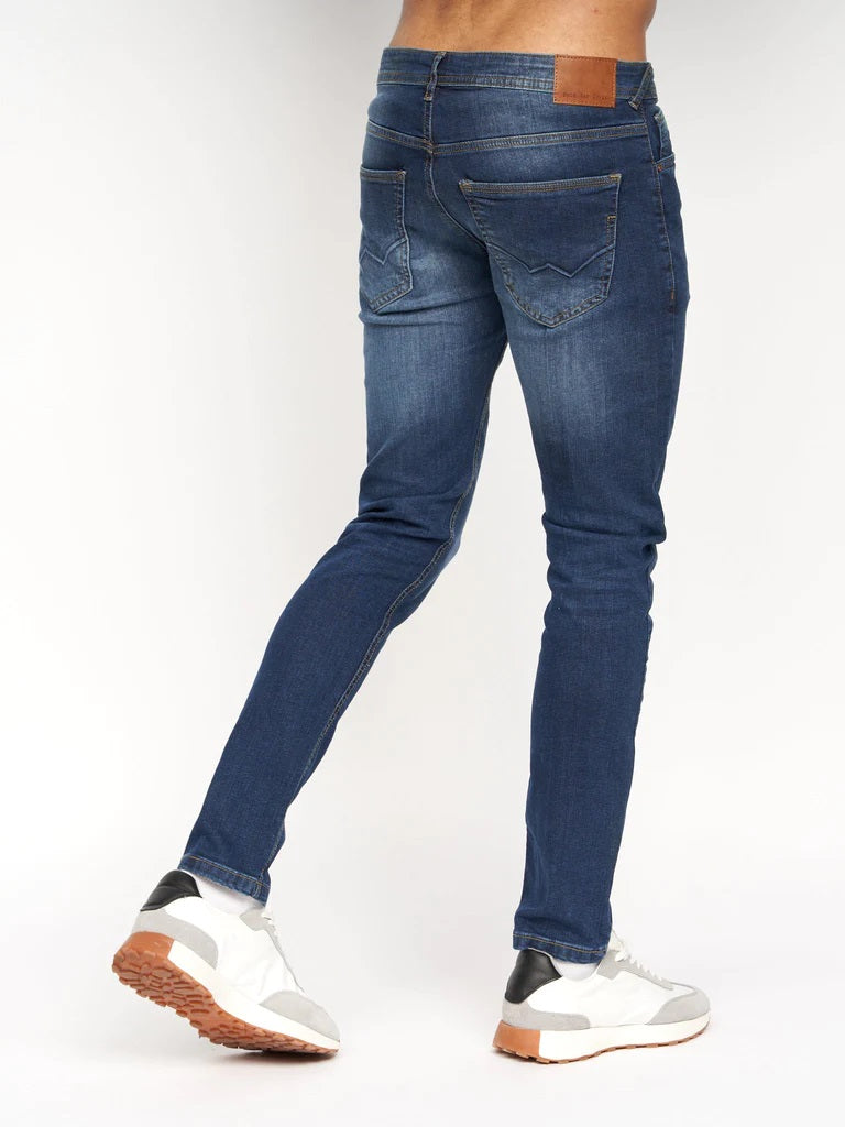 Overburg Tapered Jeans Dark Wash - MJ's Menswear Derry
