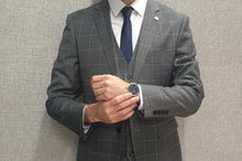 Load image into Gallery viewer, Hobbs Grey 3 Piece Suit
