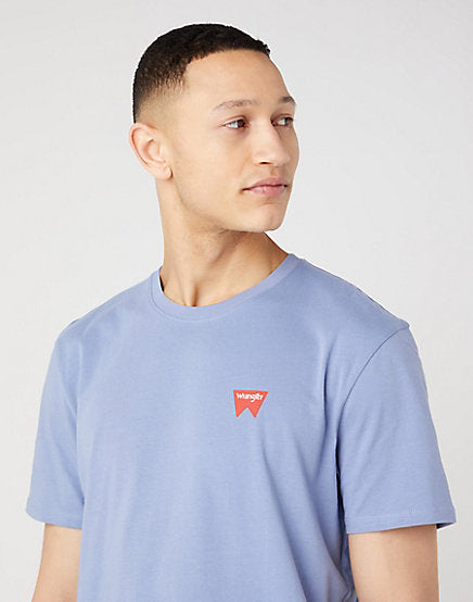 Wrangler Tee Pale Blue