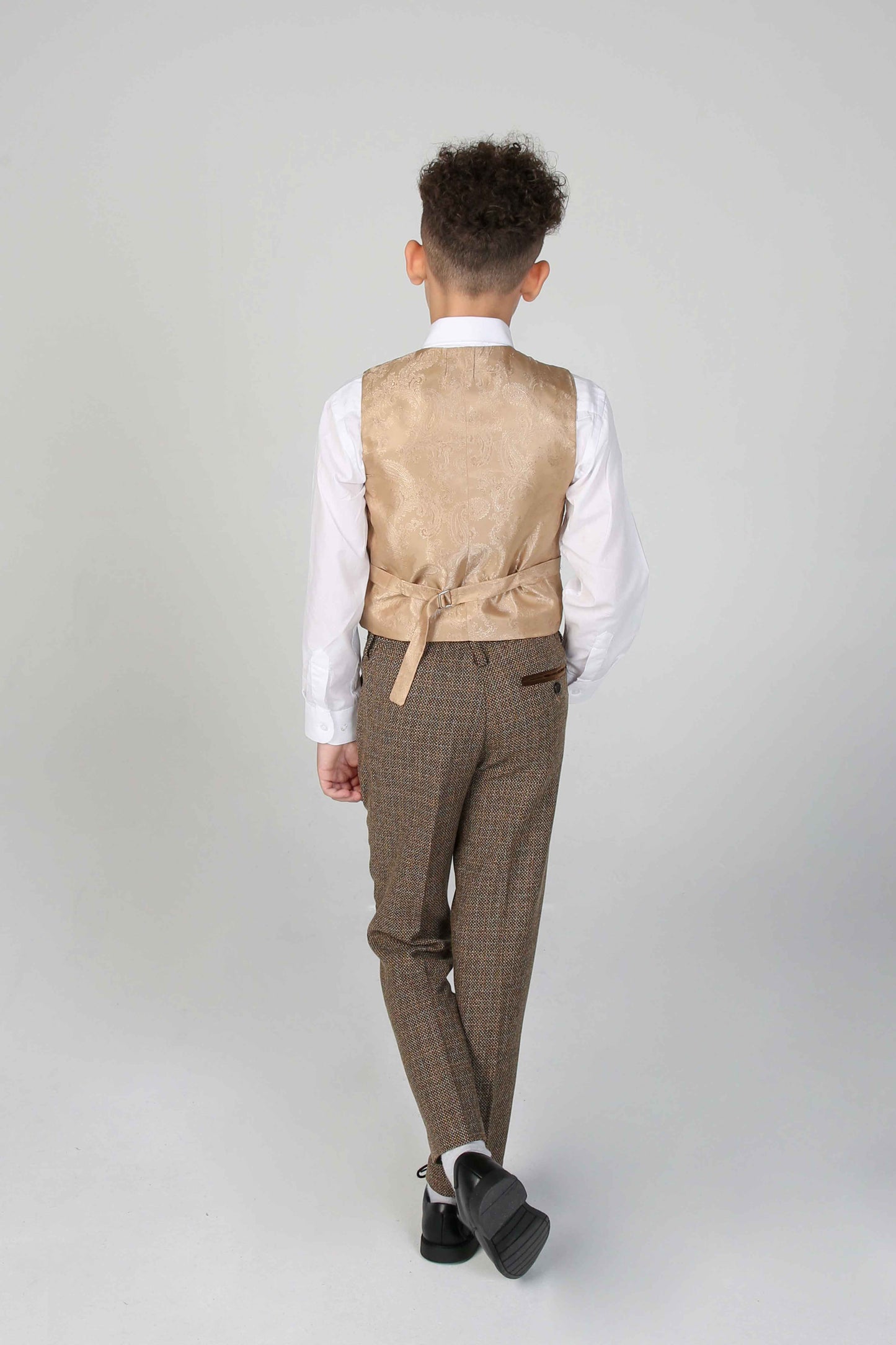 Boy's Ralph Brown 3 Piece Suit