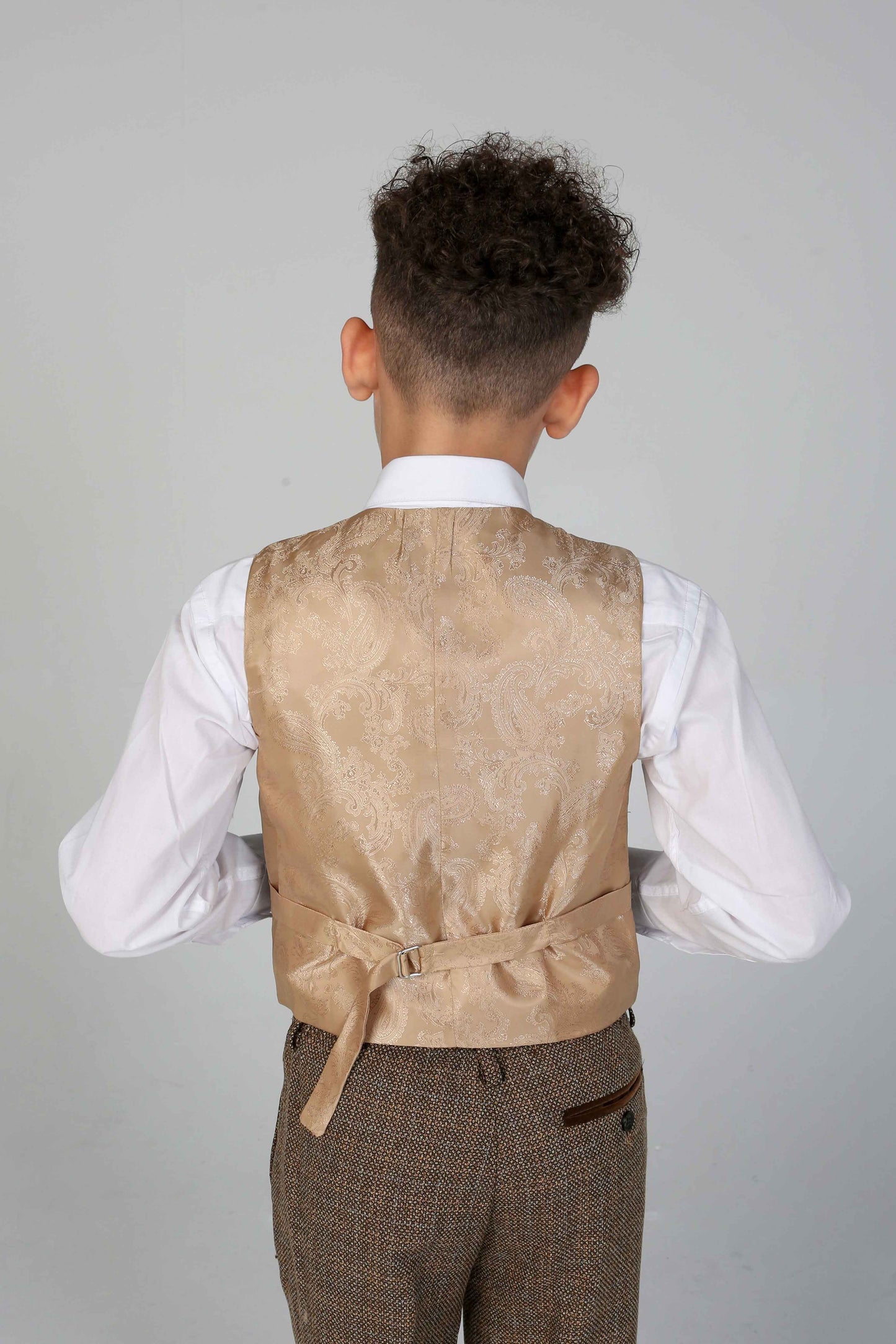 Boy's Ralph Brown 3 Piece Suit