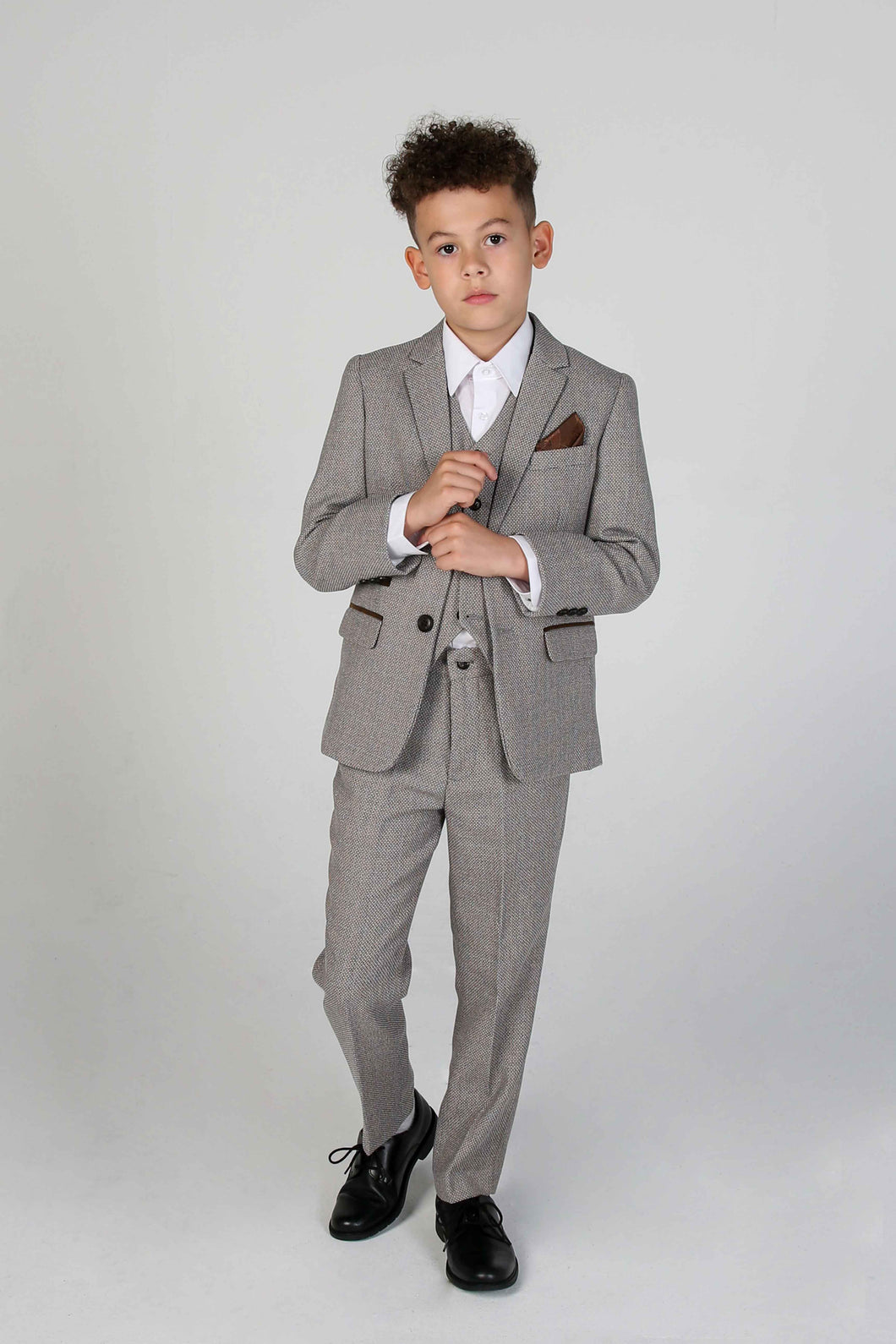 Boy's Ralph Cream 3 Piece Suit