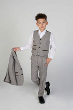 Load image into Gallery viewer, Boy&#39;s Ralph Cream 3 Piece Suit
