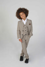 Load image into Gallery viewer, Boy&#39;s Ralph Beige 3 Piece Suit
