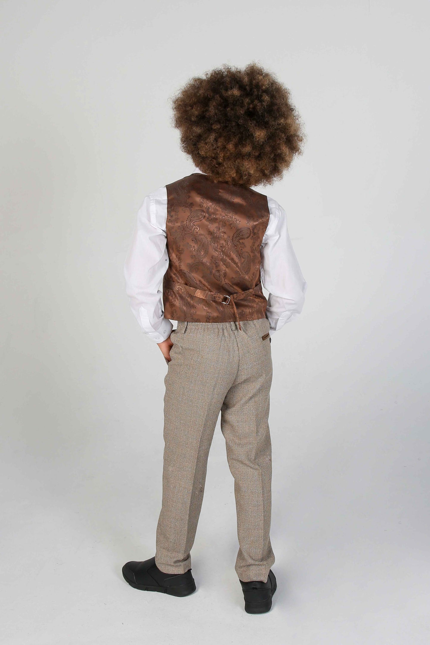 Boy's Ralph Beige 3 Piece Suit
