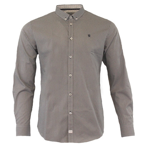 Robinson Navy Print Shirt