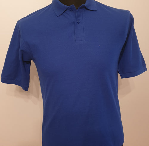 Plain Royal Blue polo - MJ's Menswear Derry