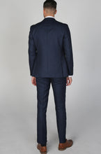 Load image into Gallery viewer, Arther Navy 3 Piece Suit
