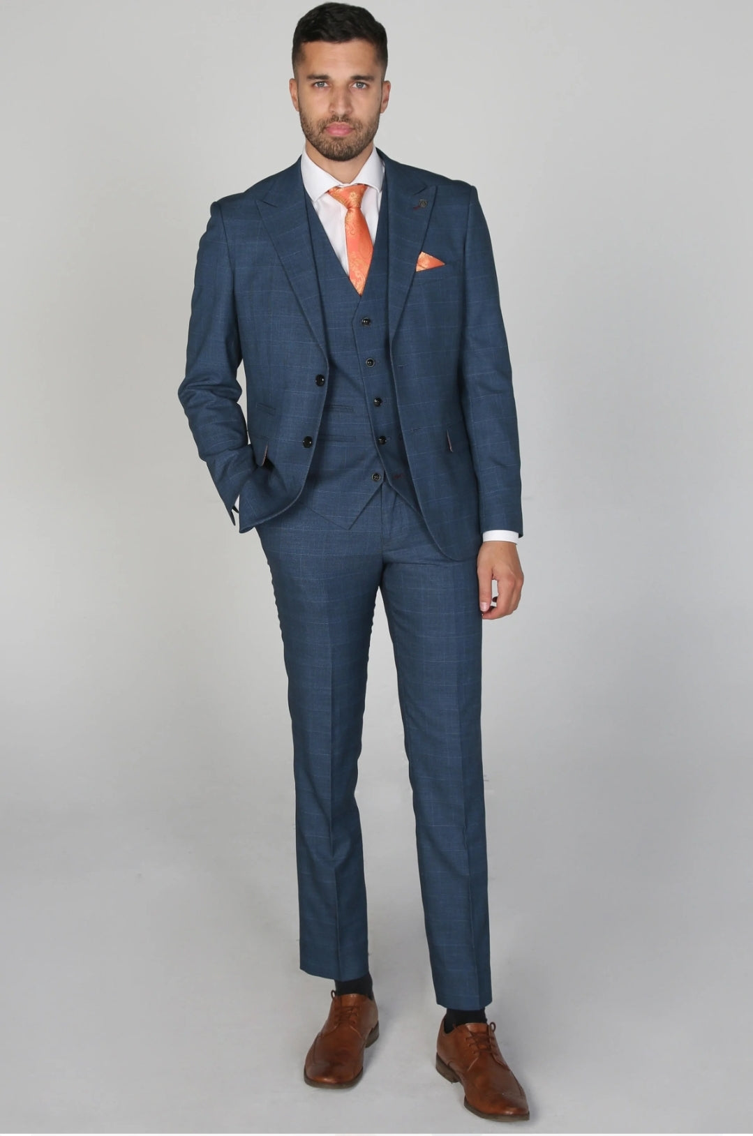 Viceroy Blue 3 Piece Suit - MJ's Menswear Derry