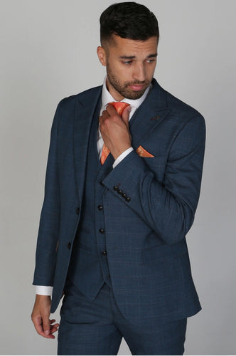 Viceroy Blue 3 Piece Suit - MJ's Menswear Derry