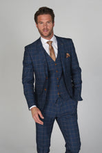 Load image into Gallery viewer, Hamley&#39;s Navy 3 Piece Suit
