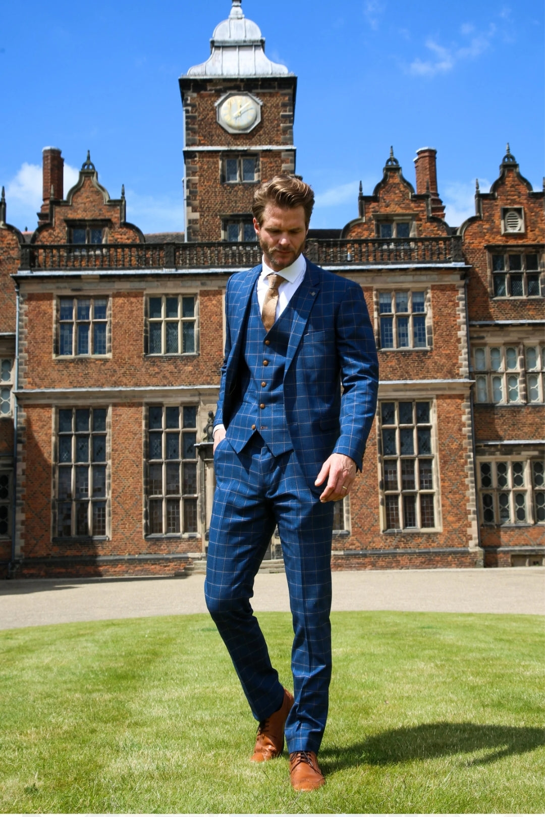 Hamley's Navy 3 Piece Suit - MJ's Menswear Derry