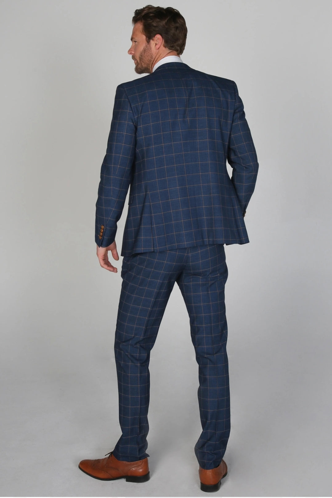 Hamley's Navy 3 Piece Suit - MJ's Menswear Derry