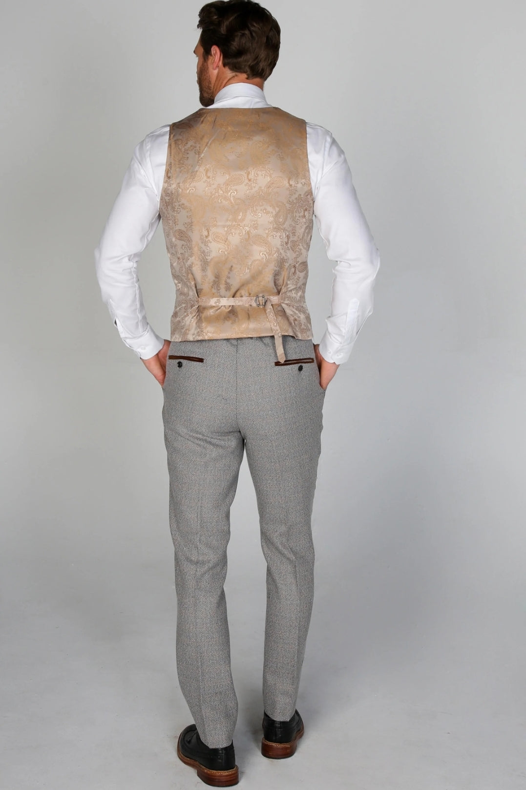 Ralph Cream 3 Piece Suit - MJ's Menswear Derry