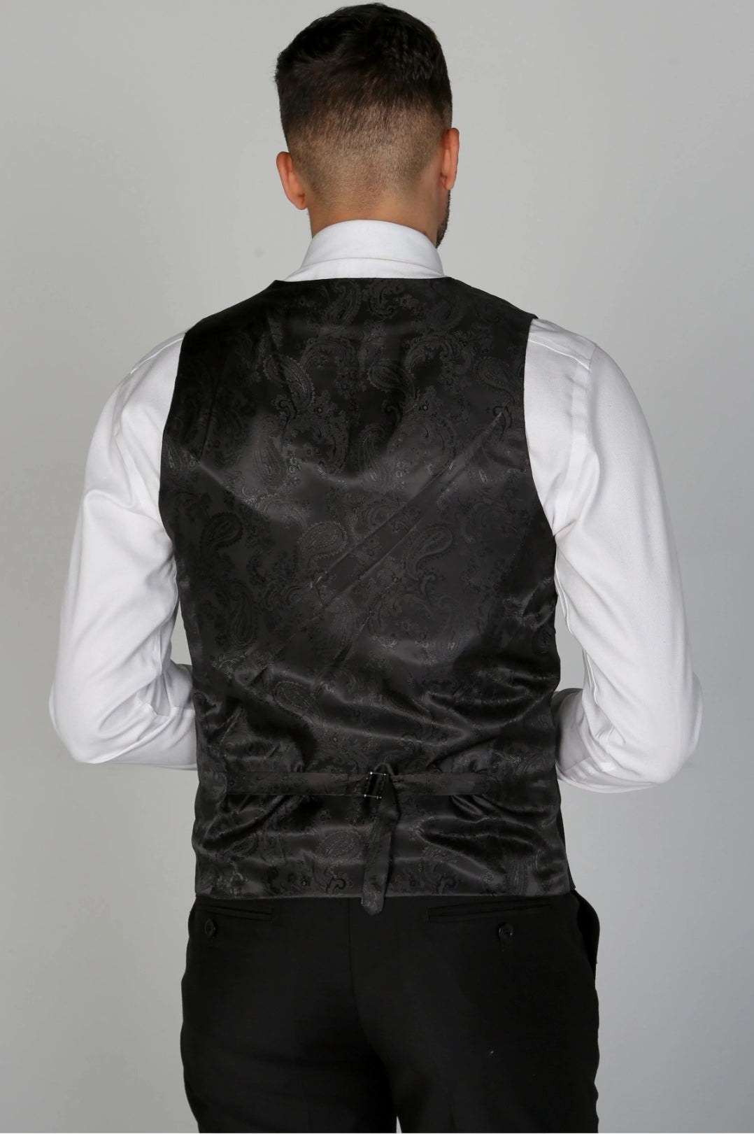 Parker Black 3 Piece Suit - MJ's Menswear Derry