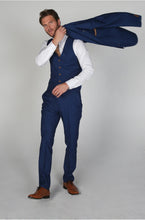 Load image into Gallery viewer, Mayfair Blue 3 Piece Suit
