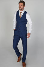 Load image into Gallery viewer, Mayfair Blue 3 Piece Suit
