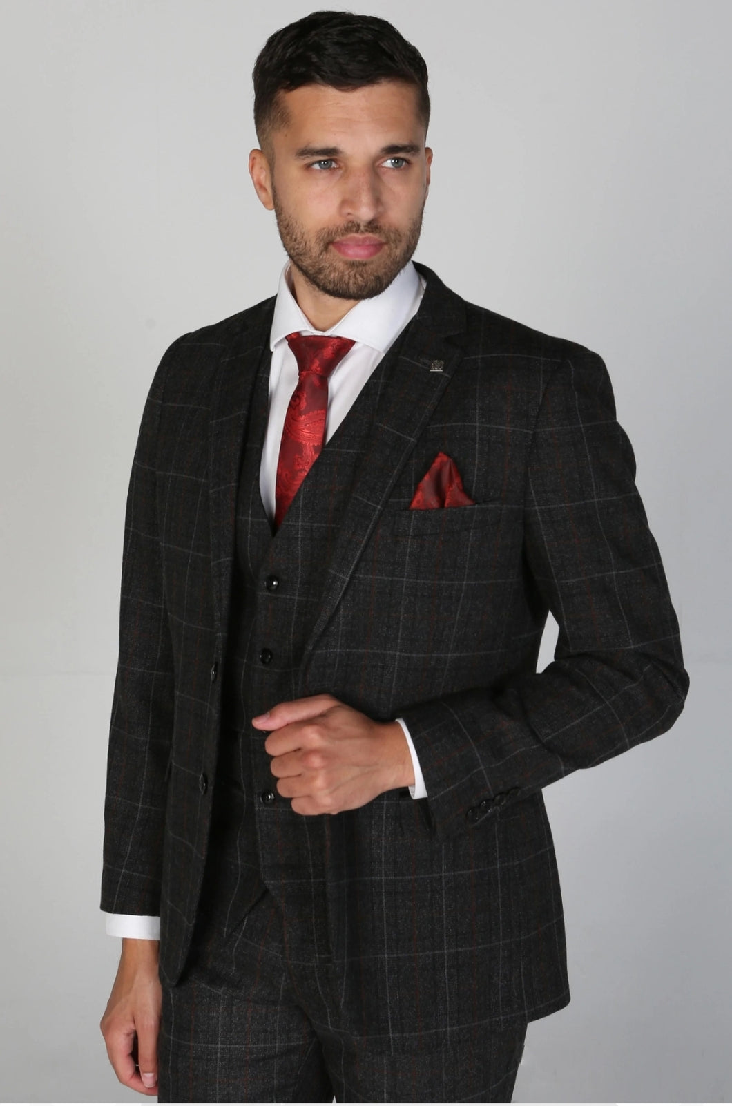 Harvey Grey 3 Piece Suit