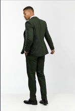 Load image into Gallery viewer, Forrest Green Wool Blend 3 Piece Suit
