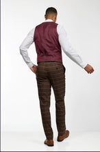 Load image into Gallery viewer, Ronald Brown Check 3 Piece Suit - MJ&#39;s Menswear Derry
