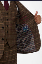 Load image into Gallery viewer, Ronald Brown Check 3 Piece Suit - MJ&#39;s Menswear Derry
