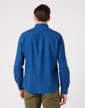 Load image into Gallery viewer, Wrangler Dark Indigo Long Sleeve Shirt - MJ&#39;s Menswear Derry
