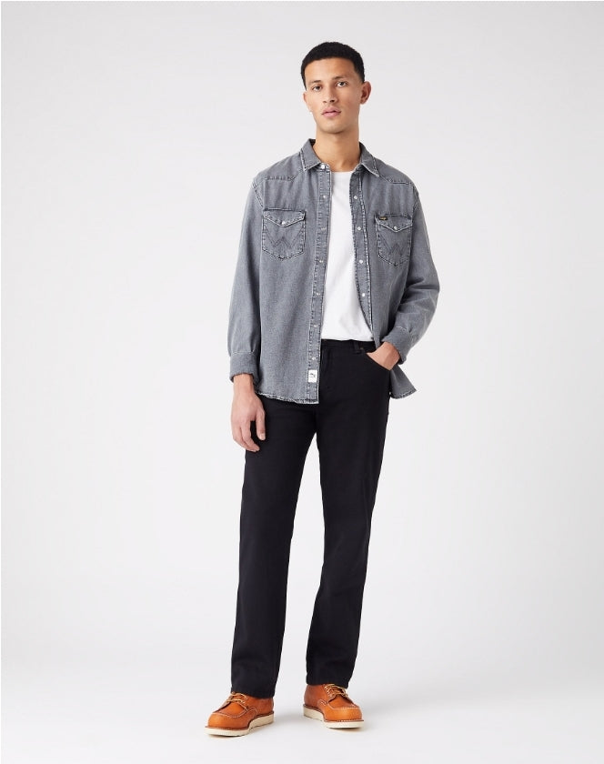 TEXAS LOW STRETCH IN BLACK OVERDYE JEAN - MJ's Menswear Derry