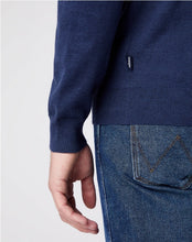 Load image into Gallery viewer, Wrangler Crewneck Knit Navy - MJ&#39;s Menswear Derry
