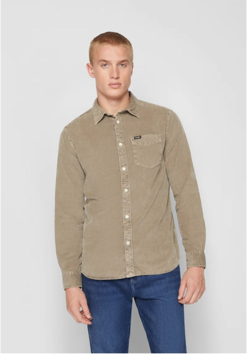 Wrangler Delicioso Brown Long Sleeve Shirt