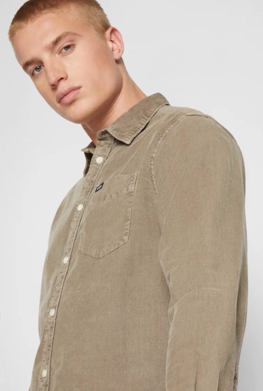 Wrangler Delicioso Brown Long Sleeve Shirt